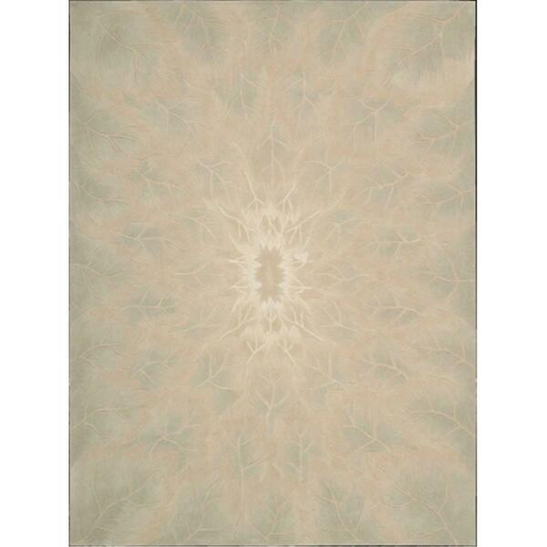 Nourison Sand- 3.5 Ft. X 5.5 Ft. Rug 5435